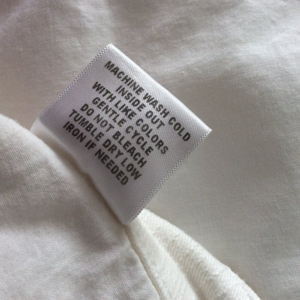 Vintage NYDJ premium denim white jeans embellished with rhinestones , like new!! - Picture 5 of 8